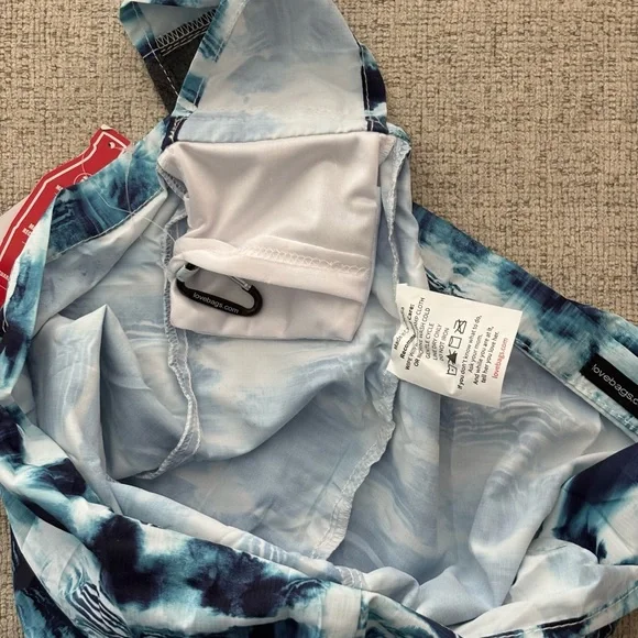 Ocean Tyde Blue and White Bag - Picture 6 of 11